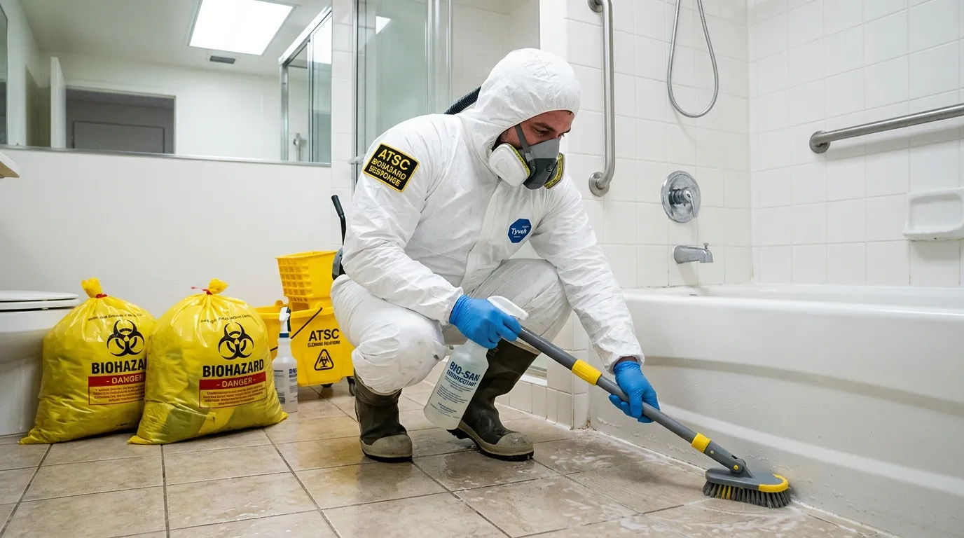 Decontamination equipment deployed for Blood Cleanup in Wyandotte